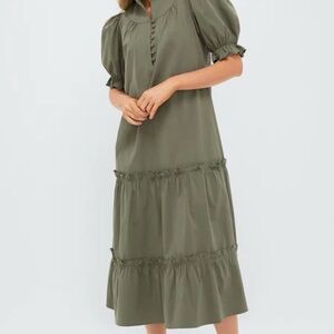 Tuckernuck Sage Green Midi Dress